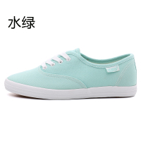 环球2021年春夏季新款帆布鞋女情侣小白鞋韩版ulzzang百搭板鞋子 女款水绿 34