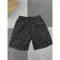 夏季新款短裤男士黑色外穿印花大裤衩个性青年五分裤休闲沙滩裤薄 黑色 M