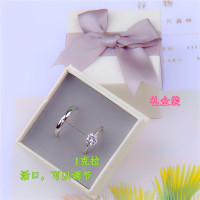 假结婚戒指仿真一对女婚礼仪式现场用日韩新品对戒情侣男可调节 FO[男戒+女戒] 配盒子 1个