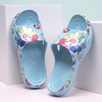 VEBLEN冲凉拖鞋浴室卡通情侣防滑家用居家eva拖鞋女夏天室内凉拖 松石绿 36-37适合35-36脚
