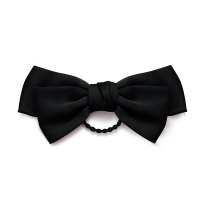 赵丽颖同款蝴蝶结头饰头绳女夏季仙气2021年新款扎马尾绑发绳发饰 黑色