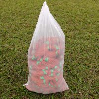 单层黑色加粗尼龙网户外专用加厚袋子地龙渔网粘网虾蟹网鳝鱼网 袋子2条装 长20米高50公分[10张装]