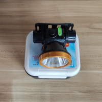 双锂电池大功率头灯 充电式 led防水钓鱼灯户外头戴式手电筒矿灯 单锂电大功率50W