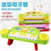 儿童早教电子琴宝宝糖果动物钢琴玩具多功能男女音乐玩具1-3幼儿 迷你动物电子琴[颜色随机] 原厂电池配置-配普通电池