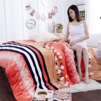 冬季加厚加绒法兰绒珊瑚绒被套单件双人2.0单人1.5/1.8米毛绒被罩 五星 150*200cm[加厚被套]