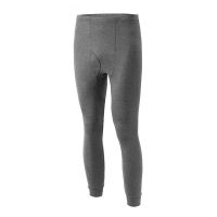 男士秋衣圆领套装中老年人春秋季保暖秋衣秋裤爸爸宽松内穿棉毛衫 灰色5513 L