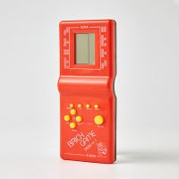 俄罗斯方块游戏机80后经典儿童益智玩具老式黑白小型便携款掌上机 红色