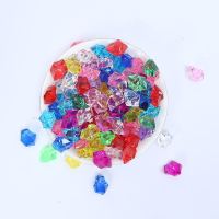 儿童宝石玩具女孩钻石水晶七彩石塑料diy手工串珠生日3-7岁礼物 小号50颗(装)无孔