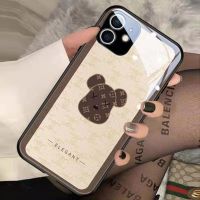 高级奢华熊OPPOreno6手机壳reno6pro/Reno5/4/r17/9玻璃壳a52男女 [玻璃壳]老花熊棕 OP