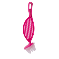 淘米器厨房淘米勺筛子神器搅拌棒沥水家用洗米勺塑料多功能洗米器 玫红淘米棒(1个装)