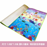 户外野餐垫露营加厚可折叠防潮垫春游防水睡垫便携打地铺泡沫垫子 1.8米*1.0米 厚0.5厘米海底世界+铝膜 特价款无赠