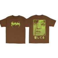 2018ss春夏男女青少年原宿复古时尚短袖棉质t恤 深棕色 S