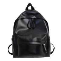 杨紫同款背包亲爱的热爱的佟年白色双肩包ins风PU软皮包学生书包 TR-7006PU黑色