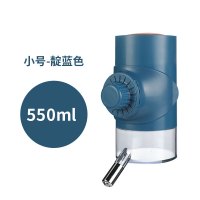 狗狗挂式喝水器不湿嘴神器水壶喂水器挂笼子宠物用品猫咪饮水机 挂笼子饮水器小号靛蓝色