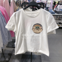 WIS&UR白t恤夏季新品星球大战刺绣短袖T恤短袖衫女潮 01131355250 白色 S=