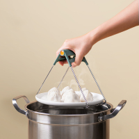 防烫夹取碗夹夹盘子夹厨房神器提盘夹防滑夹碗器蒸菜取盘夹子 提盘夹物鸣绿