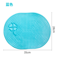 搓澡搓背神器洗澡沐浴刷垫刷背按摩洗后背硅胶浴室擦背不求人贴墙 蓝色-1个装(贴墙即可搓背)