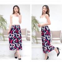 [天天特价]中老年女阔腿裤直筒裤高腰大码妈妈裤夏薄裙裤休闲裤 梦幻圈(压皱) 均码(90-180斤)