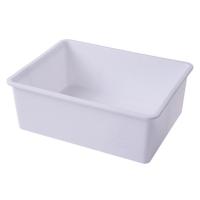 家用装衣柜内裤内衣收纳盒塑料抽屉式宿舍女文胸袜子内衣裤整理箱 无格白色