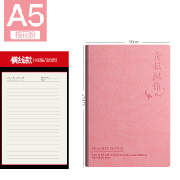 康奈尔笔记本5r高效记忆法读书思维导图学习记事本a4大号加厚大学生简约小清新ins风考研课堂日记本笔记本子 粉色