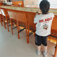 夏季日系童装经典动漫超人衣服宝宝男童上衣儿童半袖男孩短袖T恤 白色Q版凹凸曼 90cm