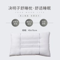远梦决明子枕头枕芯成人枕护颈椎助睡眠家用学生单人睡觉专用整头 决明子舒睡枕（45x70cm） 单个装