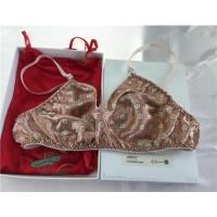 真丝文胸无钢圈无海绵桑蚕丝内衣女士薄款小胸胸罩夏季 a5 75B 34 A\B通用