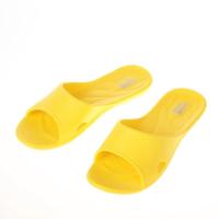 全家旅行GO 台湾亲子拖鞋便携儿童妈妈爸爸防滑折叠拖鞋维诺尼卡 明黄色 儿童18cm(27-29码)