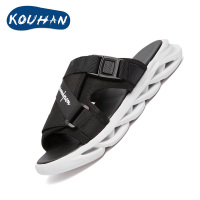 2021夏季新款沙滩拖鞋室外一字拖防滑防臭韩版个性男士凉鞋外穿潮 J72黑色 35