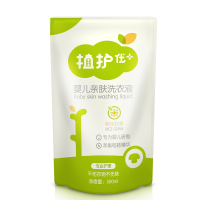 婴儿洗衣液婴幼儿新生儿宝宝专用初生儿童去污渍天然抑菌瓶装整箱 婴儿洗衣袋装1斤*1袋 自然香型