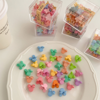 婴儿发夹宝宝可爱碎发小抓夹女夏季发卡女童小号夹子头饰儿童发饰 1#混色磨沙小米奇-36个盒装