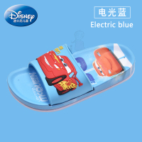 迪士尼儿童拖鞋夏小孩室内家用防滑软底男童凉拖鞋赛车卡通中大童 汽车款电光蓝 26码 (内长约15cm)