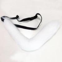 毛绒玩具动物园仿真抓尾巴腰带幼儿园儿童舞台表演道具成人纪念品 B83-白色(约60厘米) 10厘米以下