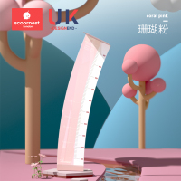 scoo科巢婴儿婴幼儿身高测量垫宝宝量身高测量仪尺子神器精准家用 珊瑚粉-女宝宝