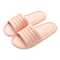 新款拖鞋夏季情侣家居拖男女室内轻便柔软凉拖浴室洗澡防滑一字拖 201藕粉 36-37(适合35-36脚)