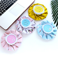 注水可爱卡通冷热理疗袋暖水袋女成人学生腰部随身热敷暖宫热水袋冷敷乳房理疗袋 粉色兔子