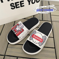 2021联名新款拖鞋男外穿夏季情侣防滑软底防臭潮流个性沙滩凉拖鞋 联名拳击白色 36/37