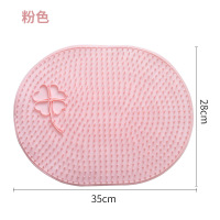 搓澡神器硅胶懒人搓背洗澡刷后背按摩不求人浴刷吸盘擦背洗垫贴墙 粉色单个装