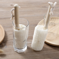 丝瓜络杯刷木柄家用茶杯清洁刷厨房玻璃杯陶瓷杯清洗刷子洗锅神器