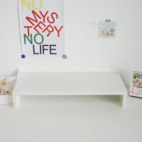 ins白色桌面电脑显示器增高架宿舍神器桌子增高置物架房间收纳架 A款单层增高架 1层