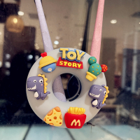 儿童自动挤牙膏器卡通可爱手动牙膏挤压器壁挂式全懒人神器免打孔 恐龙牙刷架