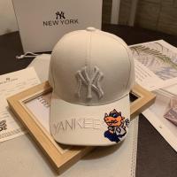 外贸原单儿童韩版布帽棒球帽男孩女孩遮阳春秋夏季帽恐龙刺绣帽子 白色NY布帽--恐龙 50-56cm可调节(3-11岁宝宝