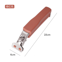 厨房神器防烫夹取碗夹盘子夹子防烫防滑碗夹蒸锅夹取器取碗提盘夹 钳形 红色