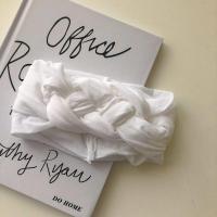 ins春夏秋婴幼儿洋气糖果色麻花发带男女宝宝可爱护卤门百搭头饰 白色