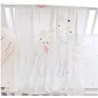 柔软婴儿盖毯空调毯夏凉被冰丝竹纤维毯子幼儿宝宝小被子夏季薄款 纱布毯子-领结猫-特价全竹