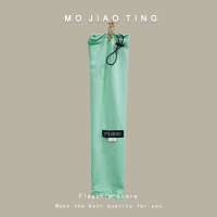 冰丝防晒袖套夏防滑女护臂防紫外线长袖户外开车骑行贴布宽松冰袖 薄荷绿 M