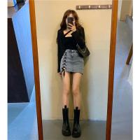 吊带背心女设计感挂脖内搭打底内衣春季2021新款短款辣妹外穿上衣 63562#吊带 均码