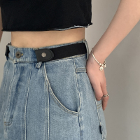 隐形皮带收腰裤腰收紧神器无痕懒人裤带夏季牛仔裤腰带女装饰ins 黑色