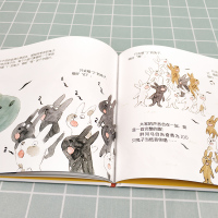 [孙俪推荐绘本]100只兔子想唱歌中国时代原创图画书硬壳精装绘本故事书幼儿园3-6-8岁睡前阅读物宝亲子童图书籍中国福利