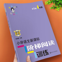 小学语文阶梯阅读训练四年级第五版上册下册俞老师同步训练强化练习册题寒假课外阅读书籍一本黑马阅读理解专项训练书辅导